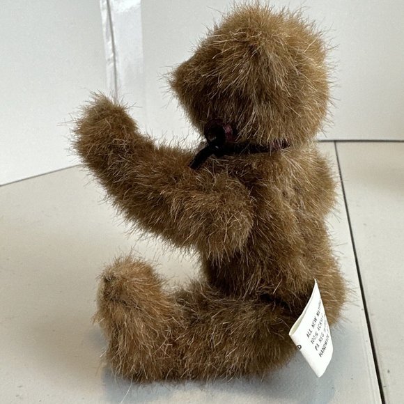Boyds Bears #1364 The Archive Series Jointed Brown Teddy Bear 1990s Gettysburg - Picture 4 of 12